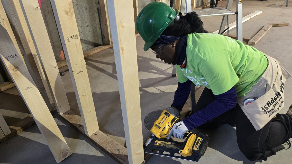 Shola enjoys volunteering at the Habitat for Humanity in her free time.